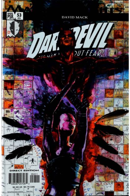 Couverture de DAREDEVIL (1998) #53 - par David Mack - lecubeacomics.com