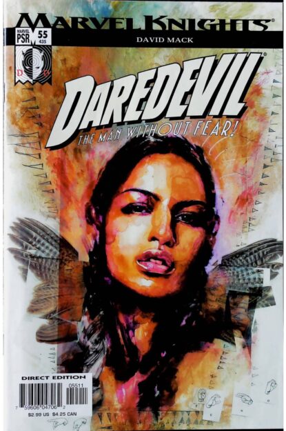 DAREDEVIL (1998) #55 - Marvel - lecubeacomics.com Couverture de DAREDEVIL (1998) #55 - par David Mack - lecubeacomics.com
