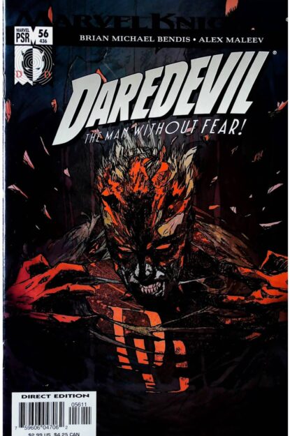 Couverture de DAREDEVIL (1998) #56 - par Alex Maleev - lecubeacomics.com