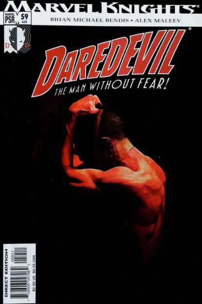 Couverture de DAREDEVIL (1998) #59 - par Alex Maleev - lecubeacomics.com