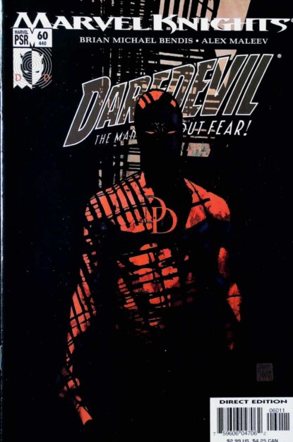 Couverture de DAREDEVIL (1998) #60 - par Alex Maleev - lecubeacomics.com