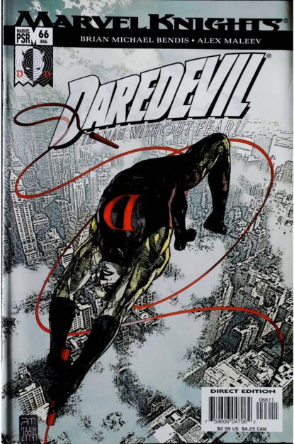 Couverture de DAREDEVIL (1998) #66 - par Alex Maleev - lecubeacomics.com
