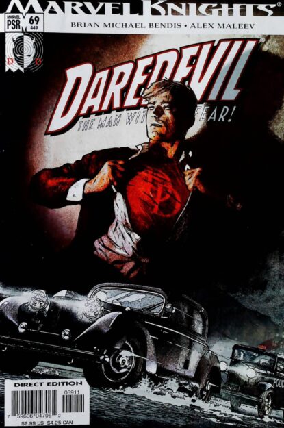 Couverture de DAREDEVIL (1998) #69 - par Alex Maleev - lecubeacomics.com