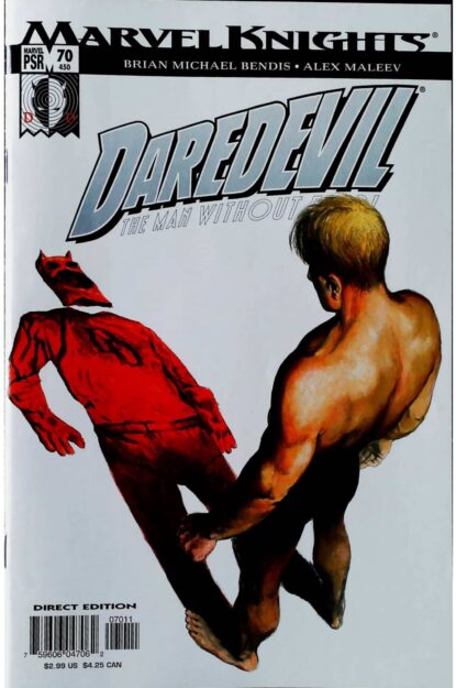 Couverture de DAREDEVIL (1998) #70 - par Alex Maleev - lecubeacomics.com