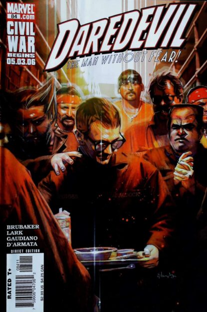 Couverture de DAREDEVIL (1998) #84 - par Tommy Lee Edwards - lecubeacomics.com