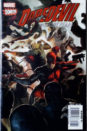 Couverture de DAREDEVIL (1998) #100 - par Lee Bermejo - lecubeacomics.com