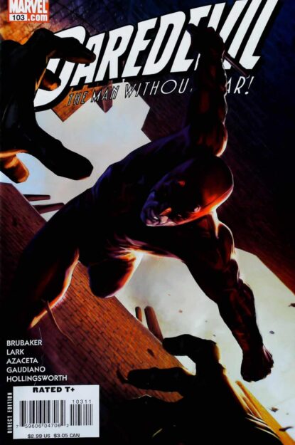 Couverture de DAREDEVIL (1998) #103 - par Marko Djurdjevic - lecubeacomics.com