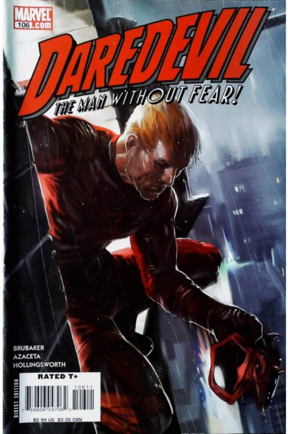 Couverture de DAREDEVIL (1998) #106 - par Marko Djurdjevic - lecubeacomics.com