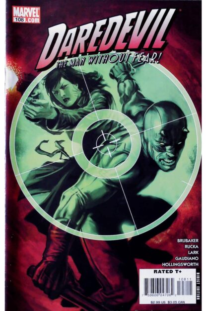 Couverture de DAREDEVIL (1998) #108 - par Marko Djurdjevic - lecubeacomics.com