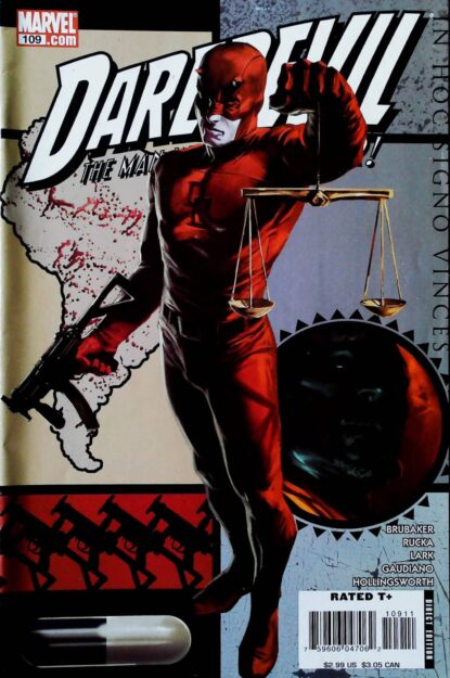 Couverture de DAREDEVIL (1998) #109 - par Marko Djurdjevic - lecubeacomics.com