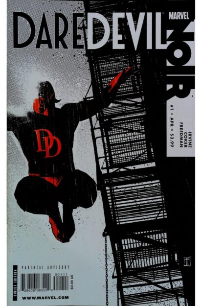 Couverture de DAREDEVIL : NOIR (2009) #1-4 COMPLETE SET - par Tomm Cooker - lecubeacomics.com