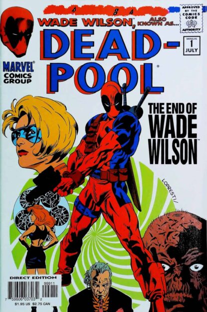 Couverture de DEADPOOL (1997) #-1 - par Aaron Lopresti - lecubeacomics.com