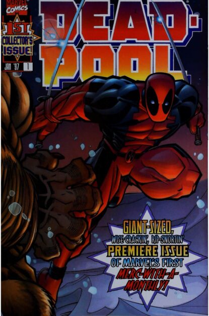 Couverture de DEADPOOL (1997) #1 - par Ed McGuinness - lecubeacomics.com