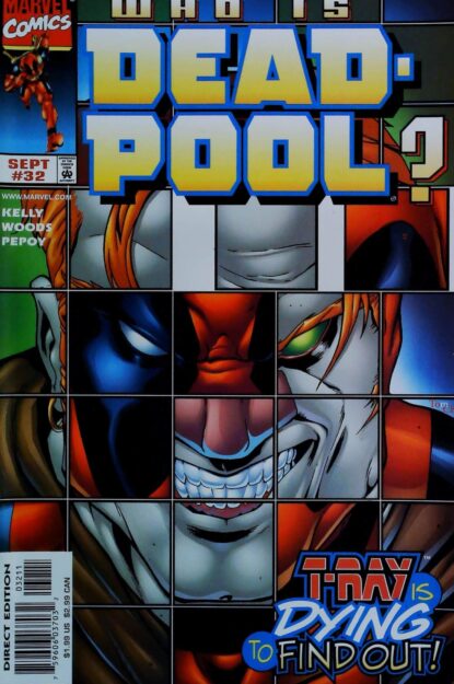 DEADPOOL (1997) #32 - Marvel - lecubeacomics.com Couverture de DEADPOOL (1997) #32 - par Pete Woods - lecubeacomics.com