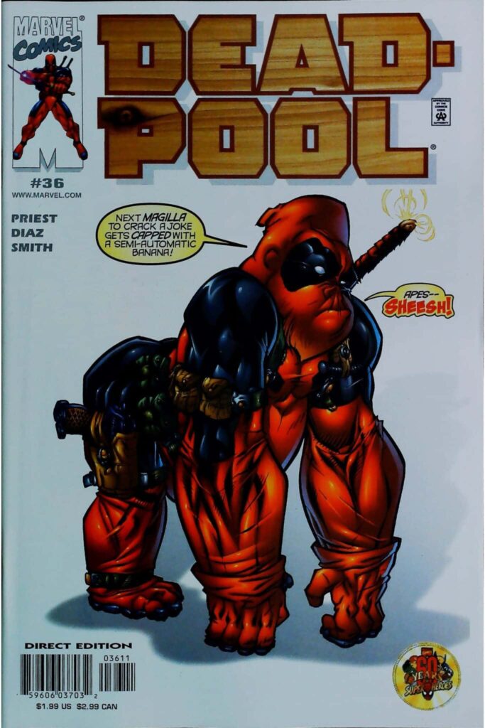 Deadpool #36, vue de l'exemplaire