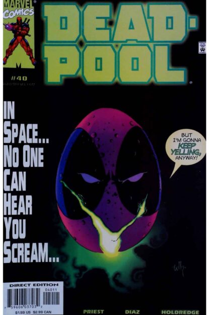 Couverture de DEADPOOL (1997) #40 - par Cully Hamner - lecubeacomics.com