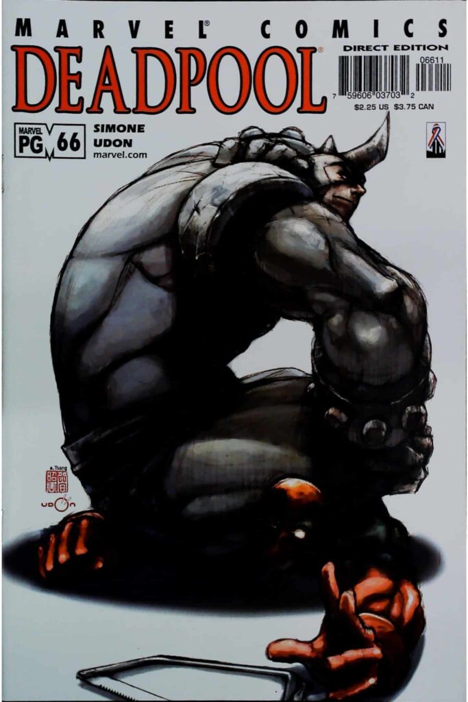 Deadpool #66, vue de l'exemplaire