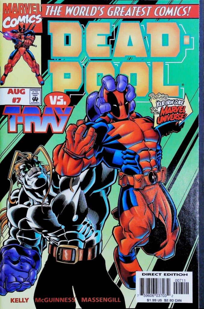 Deadpool #7, vue de l'exemplaire