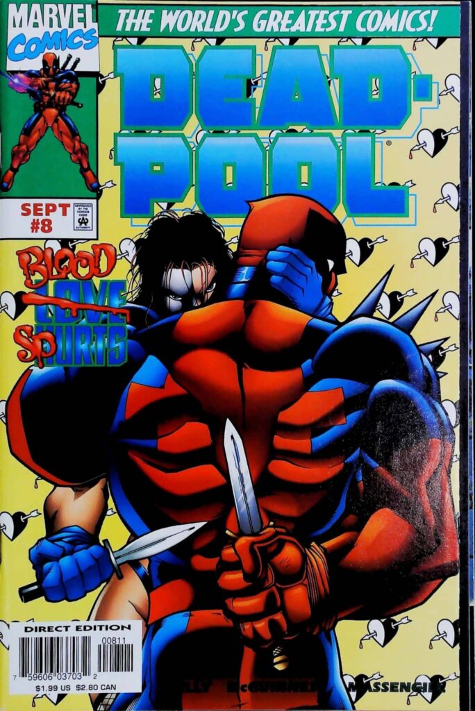 Deadpool #8, vue de l'exemplaire
