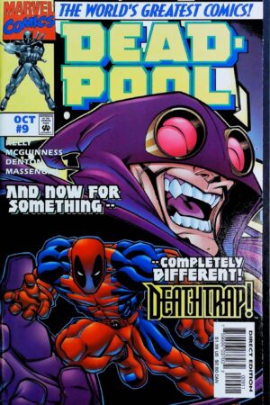 Couverture de DEADPOOL (1997) #9 - par Ed McGuinness - lecubeacomics.com
