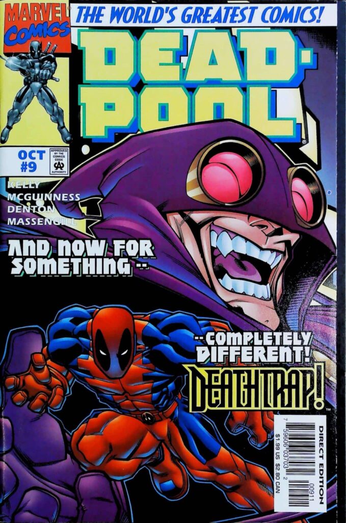 Deadpool #9, vue de l'exemplaire