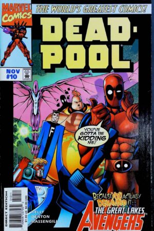 Couverture de DEADPOOL (1997) #10 - par Shannon Eric Denton - lecubeacomics.com