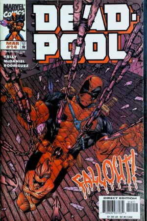 Couverture de DEADPOOL (1997) #14 - par Walter Mcdaniel - lecubeacomics.com