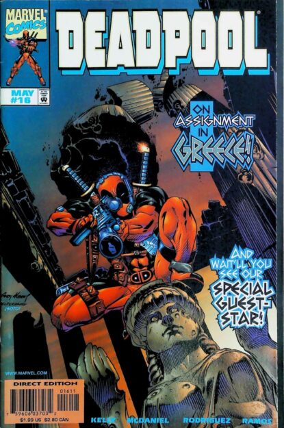 Couverture de DEADPOOL (1997) #16 - par Andy Kubert - lecubeacomics.com