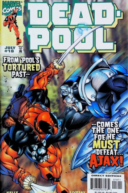 Couverture de DEADPOOL (1997) #18 - par Walter Mcdaniel - lecubeacomics.com