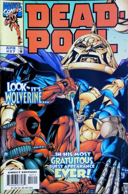 Couverture de DEADPOOL (1997) #27 - par Walter Mcdaniel - lecubeacomics.com