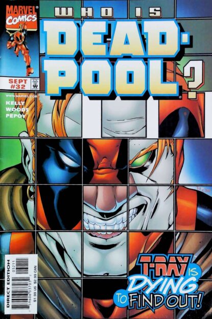 Couverture de DEADPOOL (1997) #32 - par Pete Woods - lecubeacomics.com