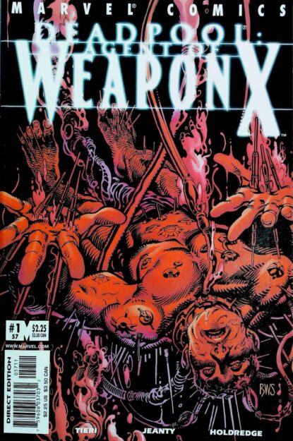 Couverture de DEADPOOL (1997) #57 - par Barry Windsor-Smith - lecubeacomics.com