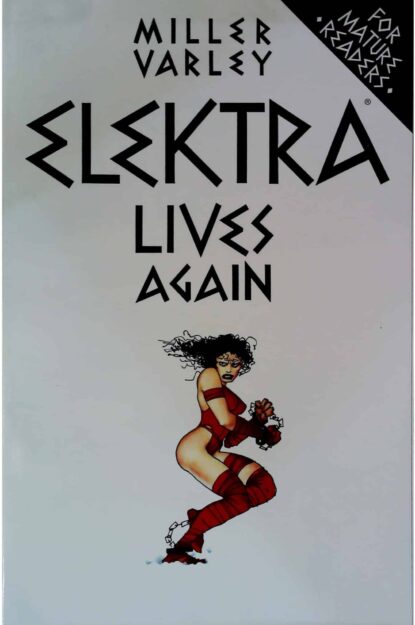 Couverture de ELEKTRA LIVES AGAIN (1990) - par Frank Miller - lecubeacomics.com
