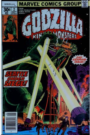 Couverture de GODZILLA (1977) #2 - par Herb Trimpe - lecubeacomics.com