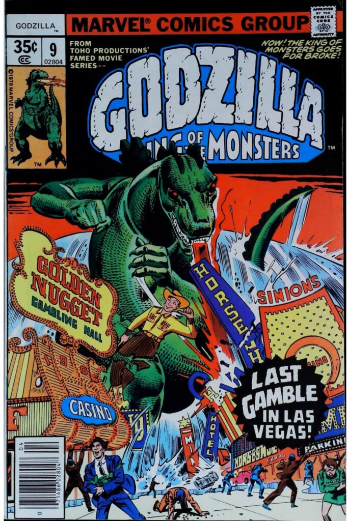Godzilla #9, vue de l'exemplaire