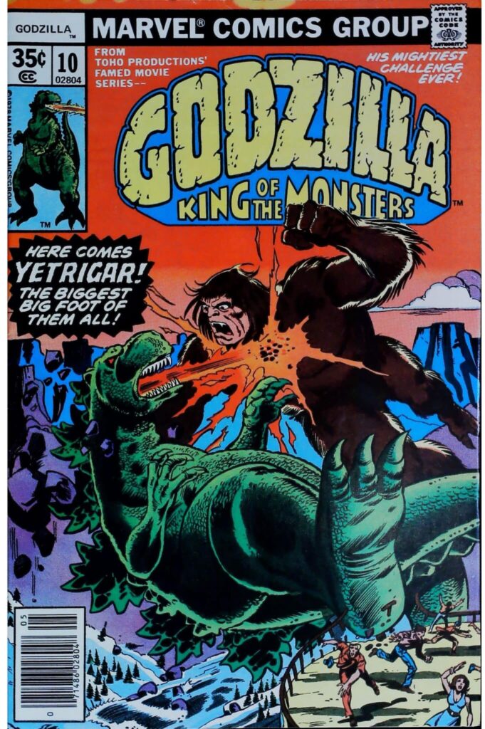 Godzilla #10, vue de l'exemplaire