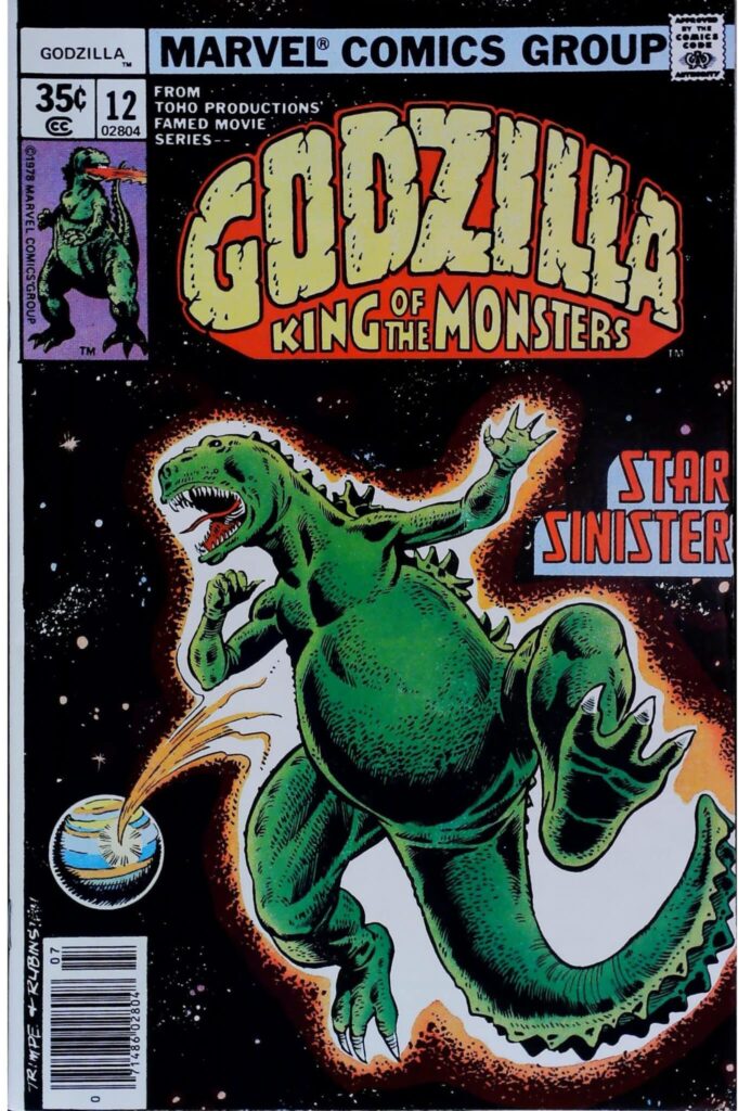 Godzilla #12, vue de l'exemplaire