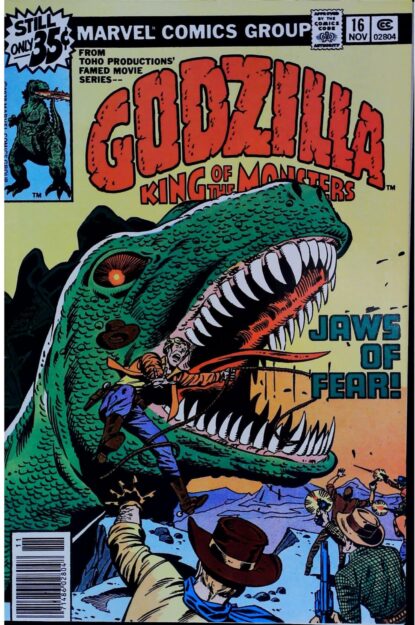Couverture de GODZILLA (1977) #16 - par Herb Trimpe - lecubeacomics.com