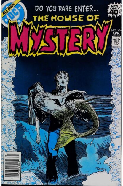 Couverture de HOUSE OF MYSTERY (1951) #267 - par Michael Wm Kaluta - lecubeacomics.com