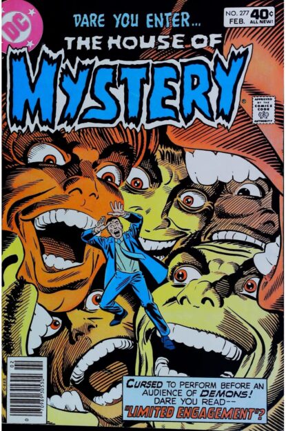 Couverture de HOUSE OF MYSTERY (1951) #277 - par Steve Ditko - lecubeacomics.com