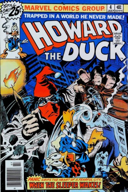 Couverture de HOWARD THE DUCK (1976) #4 - par Gene Colan - lecubeacomics.com