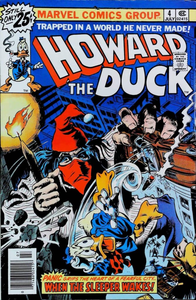 Howard The Duck #4, vue de l'exemplaire