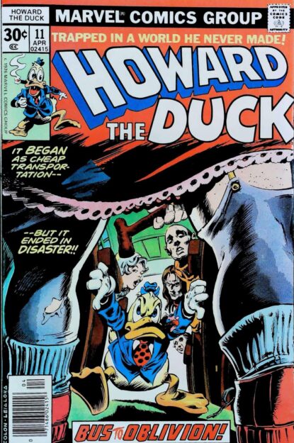 Couverture de HOWARD THE DUCK (1976) #11 - par Gene Colan - lecubeacomics.com
