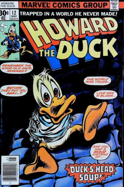 Couverture de HOWARD THE DUCK (1976) #12 - par Gene Colan - lecubeacomics.com