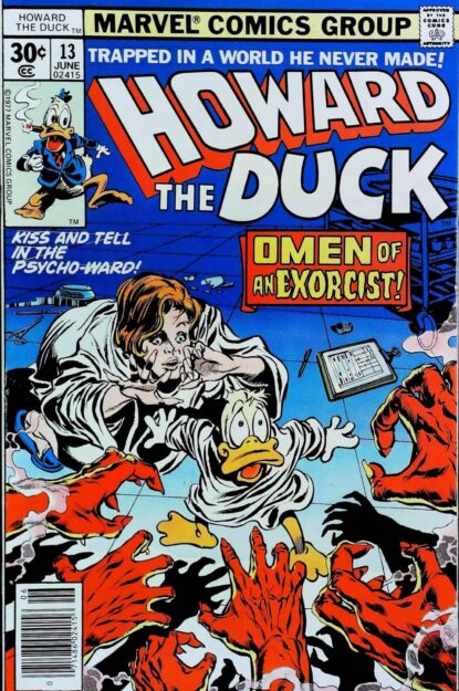 Couverture de HOWARD THE DUCK (1976) #13 - par Gene Colan - lecubeacomics.com