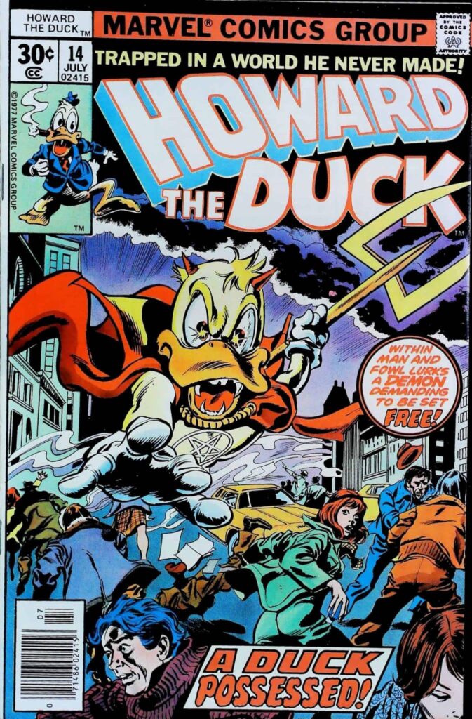 Howard The Duck #14, vue de l'exemplaire