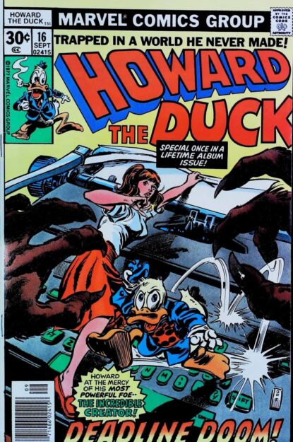 Couverture de HOWARD THE DUCK (1976) #16 - par Gene Colan - lecubeacomics.com