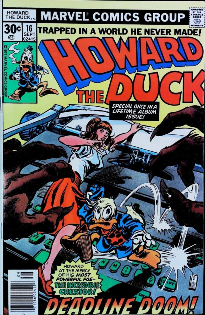 Howard The Duck #16, vue de l'exemplaire