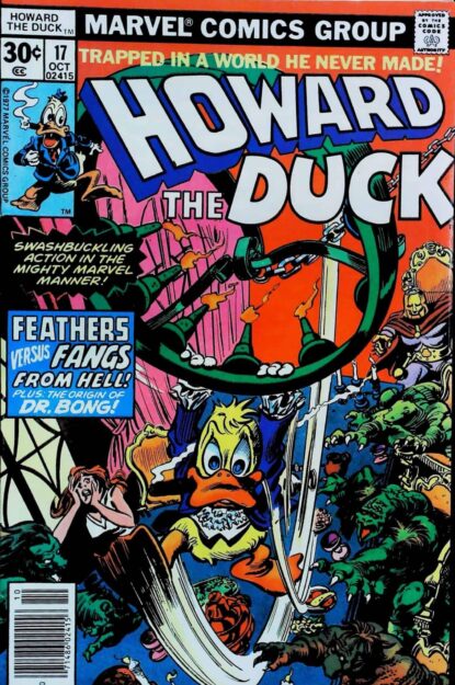 Couverture de HOWARD THE DUCK (1976) #17 - par Gene Colan - lecubeacomics.com