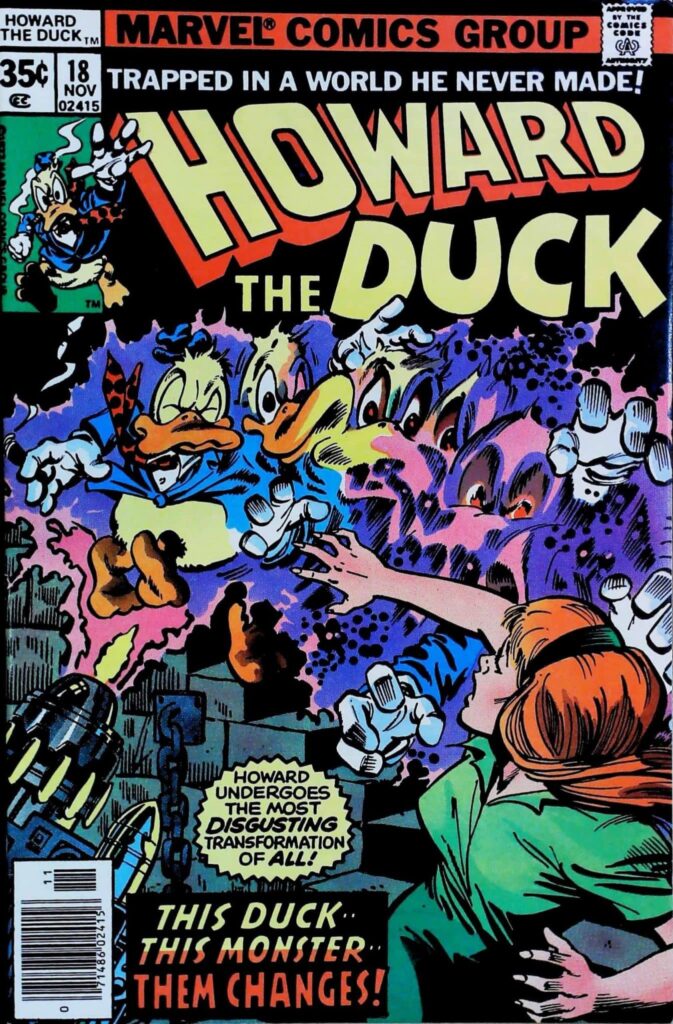 Howard The Duck #18, vue de l'exemplaire